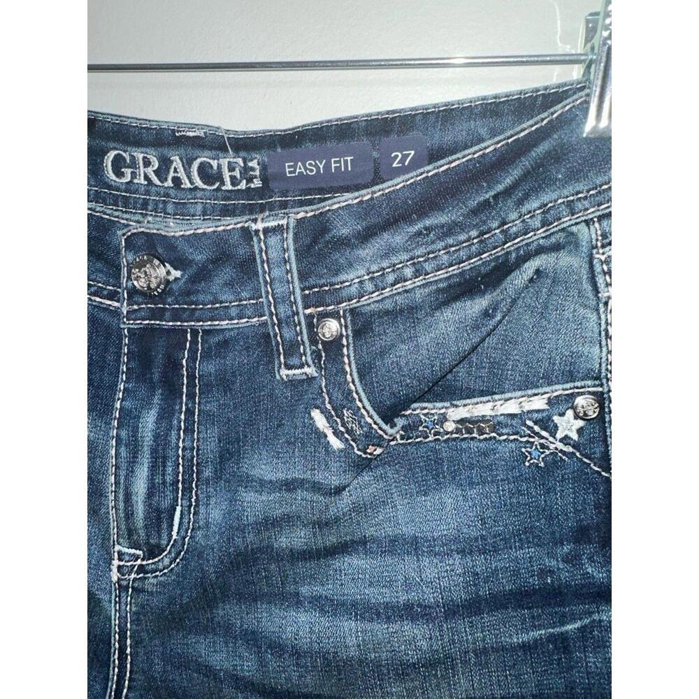 Grace in LA Easy Fit Jeans - Picture 3 of 4